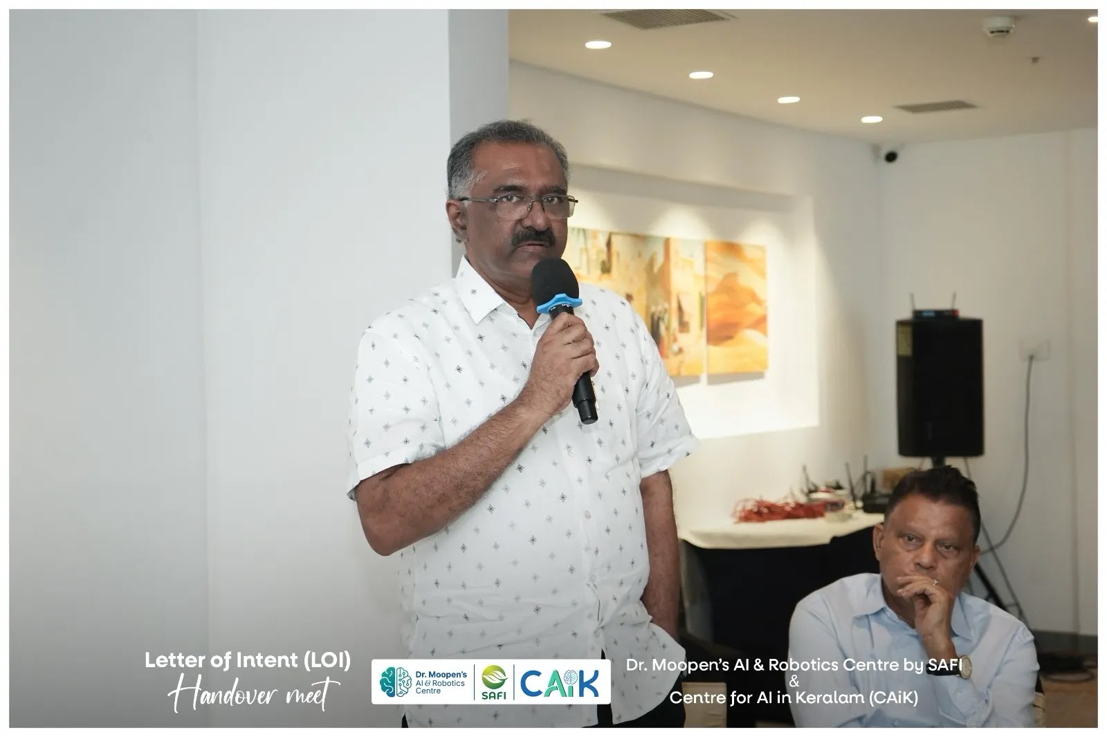 CAIK and Dr. Moopen's AI & Robotics Centre by SAFI Exchange Letter of Intent — photo 1