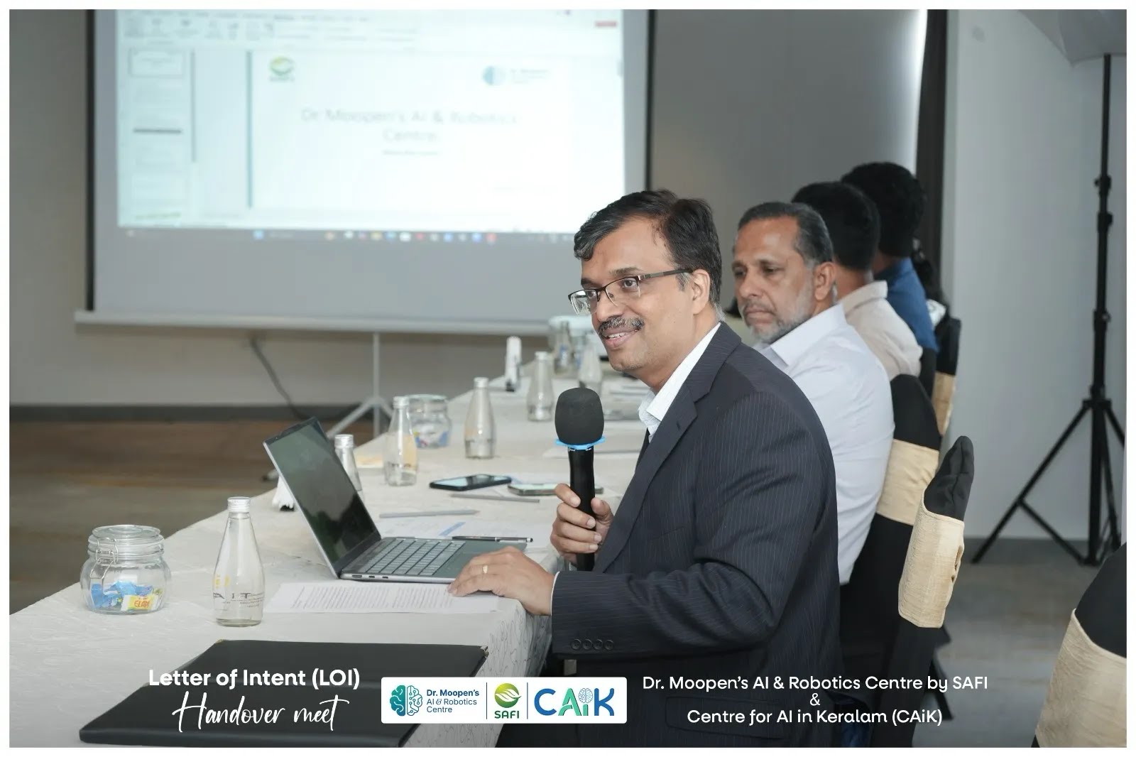 CAIK and Dr. Moopen's AI & Robotics Centre by SAFI Exchange Letter of Intent — photo 2