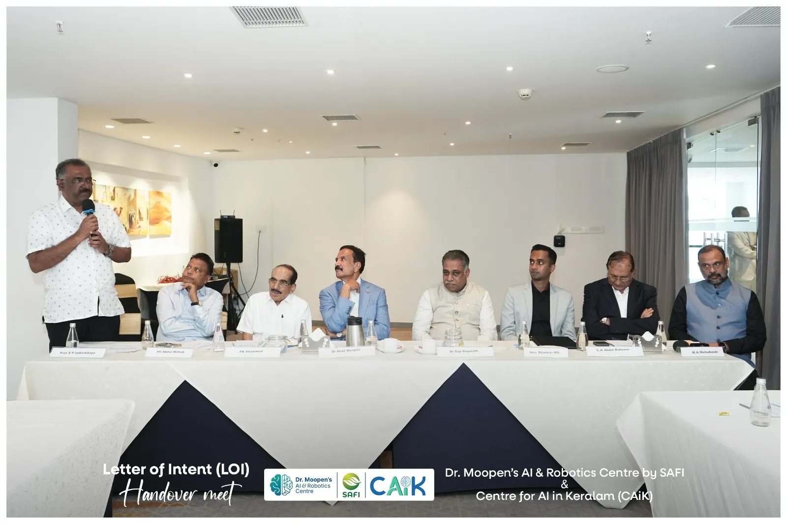 CAIK and Dr. Moopen's AI & Robotics Centre by SAFI Exchange Letter of Intent — photo 3
