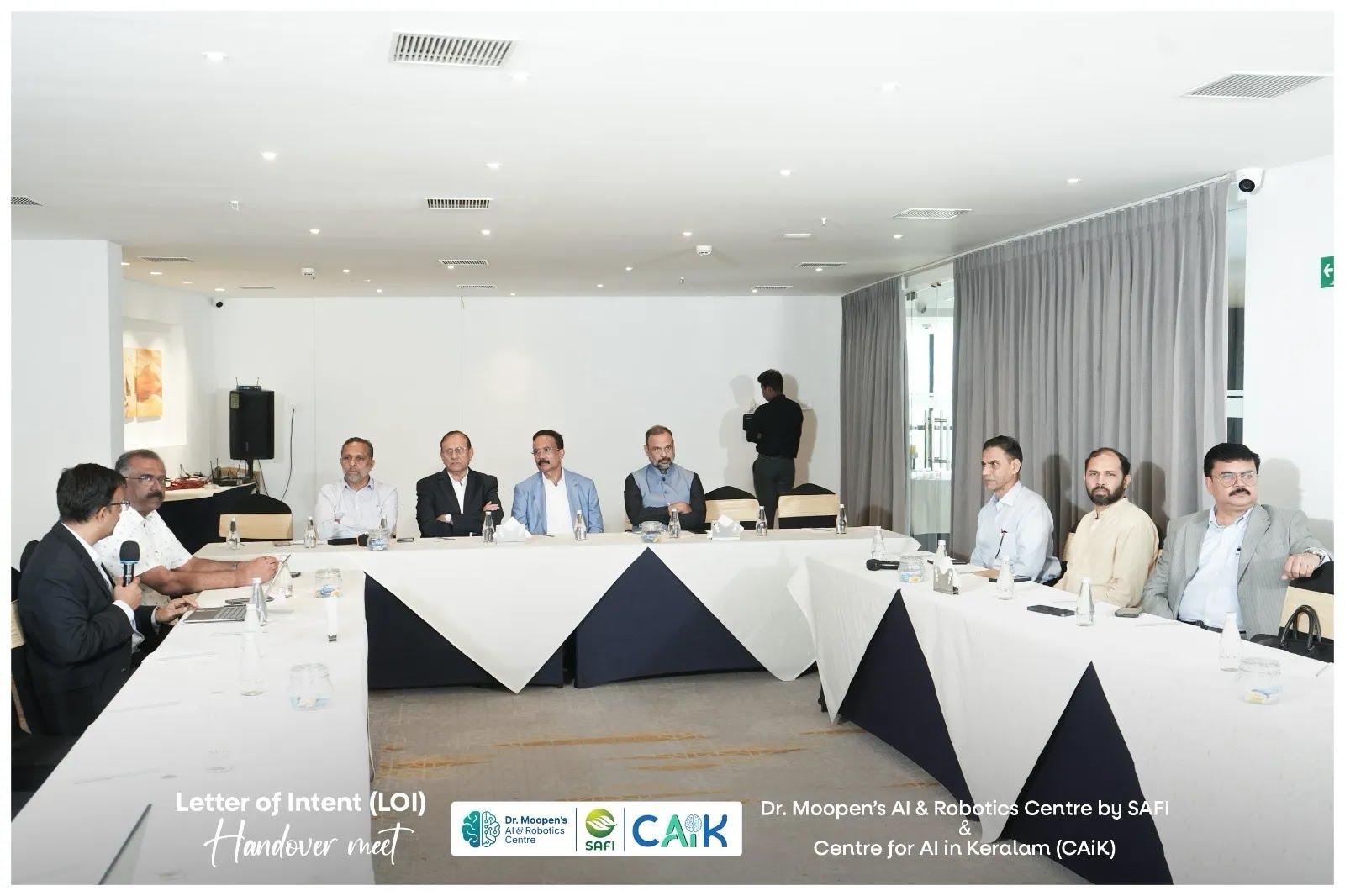 CAIK and Dr. Moopen's AI & Robotics Centre by SAFI Exchange Letter of Intent — photo 4